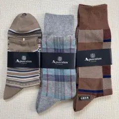 エ*ト様 アクアスキュータム 靴下 3足セット ソックス