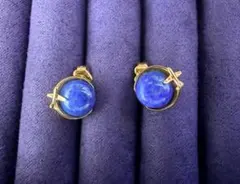 STAR JEWELRY K10 アメジスト キューブ ピアス スタージュエリー