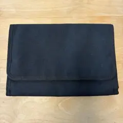 無印良品　ポリエステル・母子手帳ケース・大 ブラック