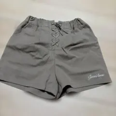 Jenni love ハーフパンツ レースアップ ベージュ