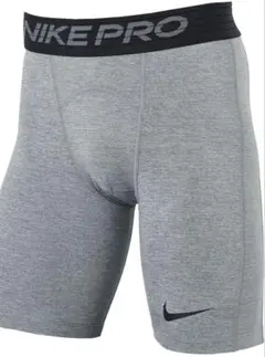【美品】ナイキ プロ メンズ ショートパンツ グレー Mサイズ インナータイツ
