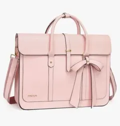 MOSISO 女性用 ラップトップケースレザーノートパソコンショルダーバッグ