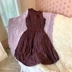 セオリー　ノースリーブ　ひざ丈ワンピース