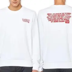 新品‼️DIESEL❗裏毛❗プリントトレーナー❗