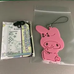 サンリオキャラクターズアクリルチャーム ストラップ クロミ　マイメロディ