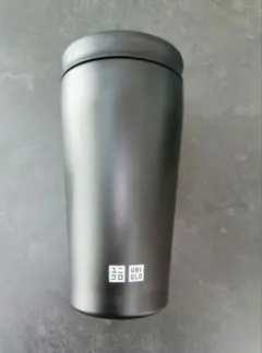 【新品同様】ユニクロ2026年1月ステンレス タンブラー ブラックスライド式