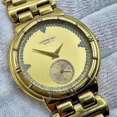 【稼働/新品電池】RAYMOND WEIL 9315 スモセコ　ラインストーンのサムネイル