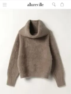 アルアバイル　ルルウィルビー ファー加オフタートルプルオーバー