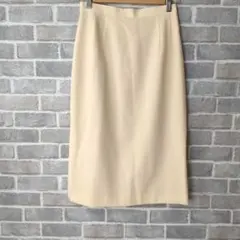 東京ソワール 美品 タイトスカート L フォーマル ベージュ 入学式