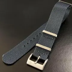 22mm スレートグレイ ファブリックNATOベルト