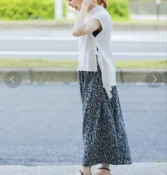 アイテムズアーバンリサーチ　ニットドッキングワンピース ITEMS