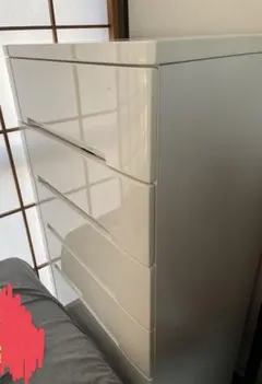 ホワイト6段 チェスト