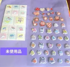 Seriaしんちゃんタイルシールと たまごっちシールおすそ分け