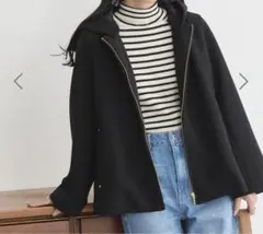 earth music&ecology 2Wayフードショートコート