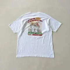 90s フルーツオブザルーム エロTシャツ XL ホワイト 両面プリント
