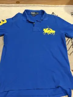 ビッグポニー ポロシャツ 青 Mサイズのサムネイル