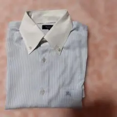 BURBERRY BLACK LABEL クレリックボタンダウン長袖シャツ 38