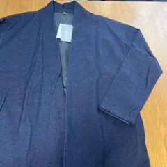 CLOSSHI ネイビー カーディガン　デニム風　 Mサイズ　ロング