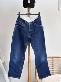 【ミナペルホネン】デニムパンツ サイズ36 ワイドテーパードのサムネイル