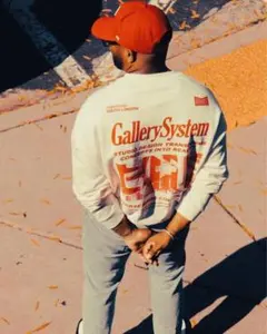 ザラzara スウェット シャツ コンビプリント オフホワイト バックプリント