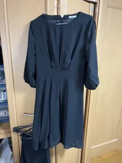 GLACIER Mサイズ 長袖ひざ丈ワンピース