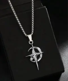 サグクラブ シルバーネックレス ステンレス 銀opium