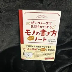 短いフレーズで気持ちが伝わるモノの書き方ノート