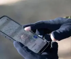 R×L ランニンググローブ　ウィンドフード付