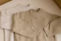 five o' six / CARAMEL CHUNKY KNIT JUMPER