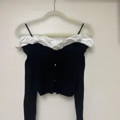 snidel フリルオフショル プルオーバー トップス