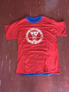 オールド　ブランド不明　リバーシブル　Tシャツ　古着　ダブルフェイス　アメカジ