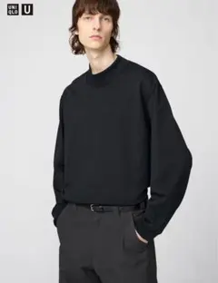 ブラッシュドモックネックTシャツ 2枚セット