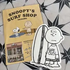 SNOOPY'S SURF SHOP ステッカー チャーリー・ブラウン