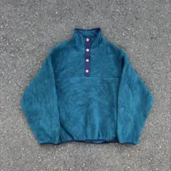 90s ウールリッチ シンチラ スナップt フリース