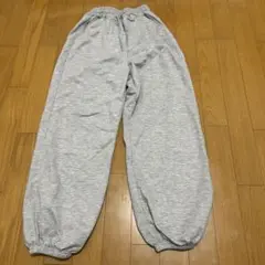 グレー ジョガーパンツ スウェットパンツ