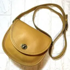 【美品】希少　オールドコーチ　9981 グラブタンレザー　ショルダーバッグ