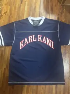 【新品未使用品】タグ付きKarl Kani ベースボールシャツ　ヴィンテージ R2カールカナイ ベースボールシャツ 長袖 グラデーション