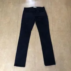 ②ユニクロ　コーデュロイ　きれいめパンツ　丈長め