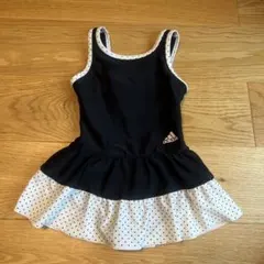 adidas 水着 黒白　女の子　130