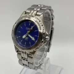 FOSSIL フォッシル blueブルー 50METER 腕時計 AM-3175 - メルカリ