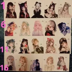 cottonmelody様 人物 ステッカー 国内作家 バラ売り可②