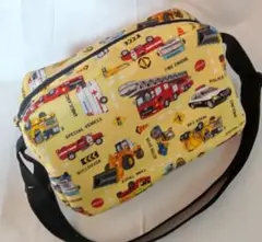 9/末まで価格★値下げ【ハンドメイド】ふわふわ通園バッグ/ くるまきいろ