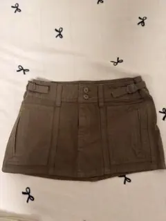 ブラウン タイトスカート ポケット付き
