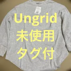Ungrid グレー 長袖Tシャツ Fサイズ