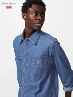 美品☆UNIQLO×JW Anderson デニムシャツ ユニセックス Sサイズ