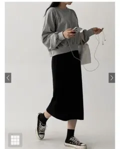 バックスリットタイトスカート grl