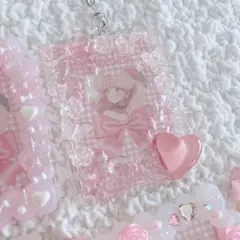 No.1272 高透明フォトインキーホルダーレジンデコ