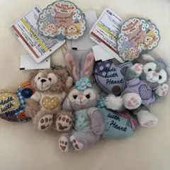 ダッフィー&フレンズ ハートウォーミングデイズ ぬいぐるみストラップ 3点セット