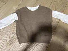 プティマイン 長袖とベストのセット