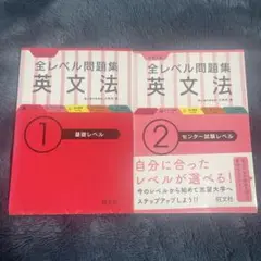 全レベル問題集 英文法 1・2 セット